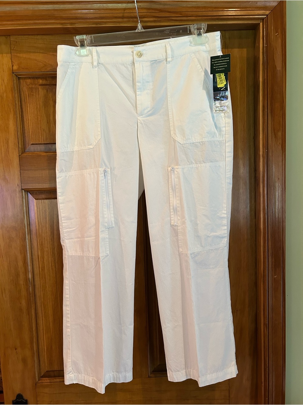 Lauren Ralph Lauren White Cargo Utility Pants